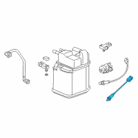 OEM 2013 Chevrolet Spark Lower Oxygen Sensor Diagram - 25180901