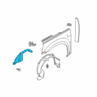 OEM 2007 Pontiac Torrent Shield Asm-Engine Splash Diagram - 22624531