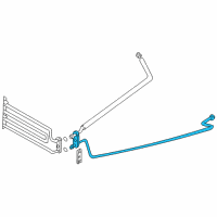 OEM 1998 BMW 740iL Return Pipe Diagram - 32-41-1-093-129