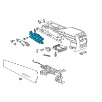 OEM Cadillac Shifter Diagram - 84537117