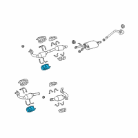 OEM Toyota Tundra Front Insulator Diagram - 18445-0P050