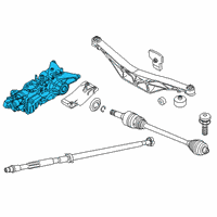 OEM 2022 BMW M235i xDrive Gran Coupe REAR AXLE DIFFERENTIAL WITH Diagram - 33-10-8-841-514