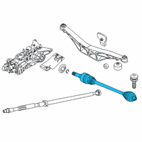 OEM 2019 BMW X2 Rear Cv Axle Assembly Diagram - 33-20-7-646-867