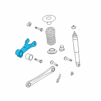 OEM 2005 Ford Mustang Upper Suspension Arm Diagram - 6R3Z-5500-A