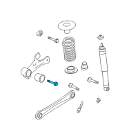 OEM 2011 Ford Mustang Upper Control Arm Bolt Diagram - -W710443-S439