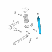 OEM 2007 Ford Mustang Shock Diagram - 6R3Z-18125-LA