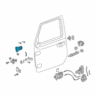 OEM 2021 Jeep Wrangler Door Diagram - 68302124AE