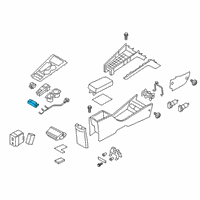 OEM Hyundai Kona Electric Complete-C/PAD LWR Sw Diagram - 93300-K4060-SPS