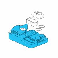 OEM Dodge Ram 2500 Console-Floor Diagram - 5GT261QLAB