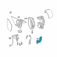 OEM Honda Civic Light Assembly, Passenger Side Turn Diagram - 34300-TET-H11