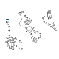 OEM 2022 Lexus LC500 Cap, Washer, A Diagram - 85316-11011