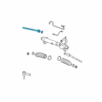 OEM 2015 Chevrolet Captiva Sport Inner Tie Rod Diagram - 19149839