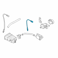 OEM 2010 Kia Soul Oxygen Sensor Assembly, Front Diagram - 392102B040