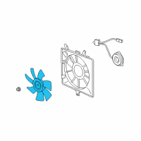 OEM 2009 Honda Fit Fan, Cooling Diagram - 38611-RBB-003