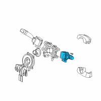 OEM 2009 Kia Sorento Wiper Lever Assembly Diagram - 934203E030