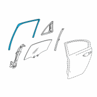 OEM 2013 Acura TSX Runchannel, Left Rear D Diagram - 72775-TL4-G01