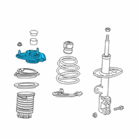 OEM 2021 Toyota C-HR Strut Mount Diagram - 48609-F4010