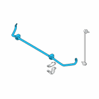 OEM 2015 BMW 550i GT xDrive Stabilizer Front With Rubber Mounting Diagram - 31-35-6-853-088