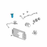 OEM 1997 Oldsmobile Cutlass Drier Diagram - 1132770