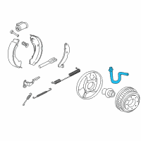 OEM 1993 Chevrolet C1500 Suburban Hose Asm, Rear Brake Diagram - 19366771