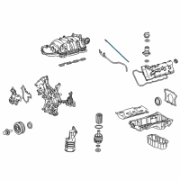 OEM 2021 Lexus LX570 Gage Sub-Assy, Oil Level Diagram - 15301-38062