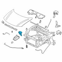 OEM Pontiac Trans Sport Lock Diagram - 10319846