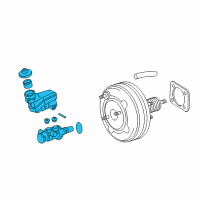 OEM 2014 Toyota Camry Master Cylinder Diagram - 47201-06443