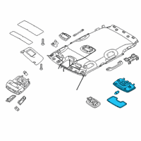 OEM 2022 Kia Niro Lamp Assembly-Room Diagram - 92850G5000HGC