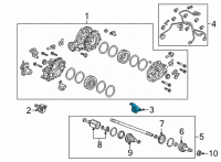 OEM Acura MDX Front Diagram - 50720-TYA-A01