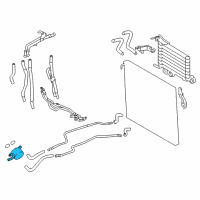 OEM 2015 Toyota Tundra Oil Cooler Diagram - 33493-34030