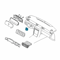 OEM 2006 Kia Amanti Plate Assembly-Key Set Bezel Diagram - 847303F000NF