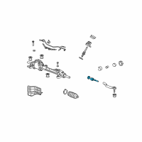 OEM 2012 Acura TSX End, Rack Diagram - 53610-TL1-G01