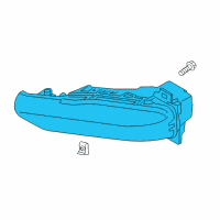 OEM 2018 Infiniti QX30 Lamp Fog RH Diagram - 26150-5DA2C