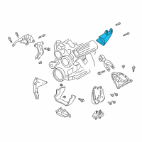 OEM 2005 Buick LaCrosse Strut Front Bracket Diagram - 24503458