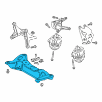 OEM BMW Z4 GEARBOX SUPPORT Diagram - 22-31-6-877-097