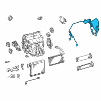 OEM 2020 Lexus IS350 Harness, Air Conditioner Diagram - 82212-53010