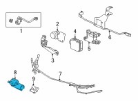OEM 2020 Acura ILX Sensor Assembly, Ambient Diagram - 80525-TBA-A01