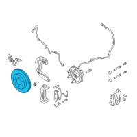 OEM 2013 Ford F-150 Rotor Diagram - CL3Z-1125-C