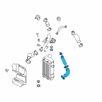 OEM 2017 Hyundai Santa Fe Hose-INTERCOOLER Outlet (A) Diagram - 28286-2GTA1