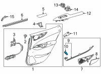 OEM Lexus NX250 LAMP ASSY, INTERIOR Diagram - 81080-78030