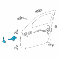 OEM 2008 Lexus GX470 Check Assy, Front Door, RH Diagram - 68610-60081