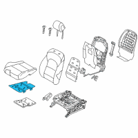 OEM 2017 Hyundai Tucson Heater-Front Seat Cushion Diagram - 88190-D3000