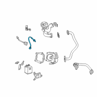 OEM 2001 Toyota Camry Oxygen Sensor Diagram - 89465-06100