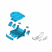 OEM 2009 Kia Optima Cushion Assembly-Front Seat Diagram - 881032GJI0AH2