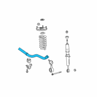 OEM 2020 Toyota Tundra Stabilizer Bar Diagram - 48811-0C020