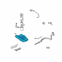 OEM 2010 Toyota Camry Fuel Tank Diagram - 77001-33211