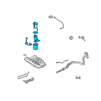 OEM Toyota Camry Fuel Pump Diagram - 77020-06230