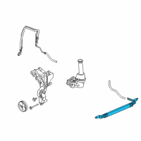 OEM 2006 Chevrolet SSR Cooler Asm-P/S Fluid Diagram - 10388807