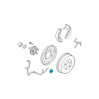 OEM 2009 Mercury Mariner Rear Sensor Ring Diagram - 7L8Z-2C182-A