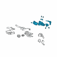 OEM Honda LOCK ASSY., STEERING Diagram - 06351-SDA-A70